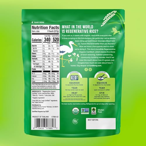 Lundberg Cilantro Lime Rice serving bowl ready in 90 seconds.