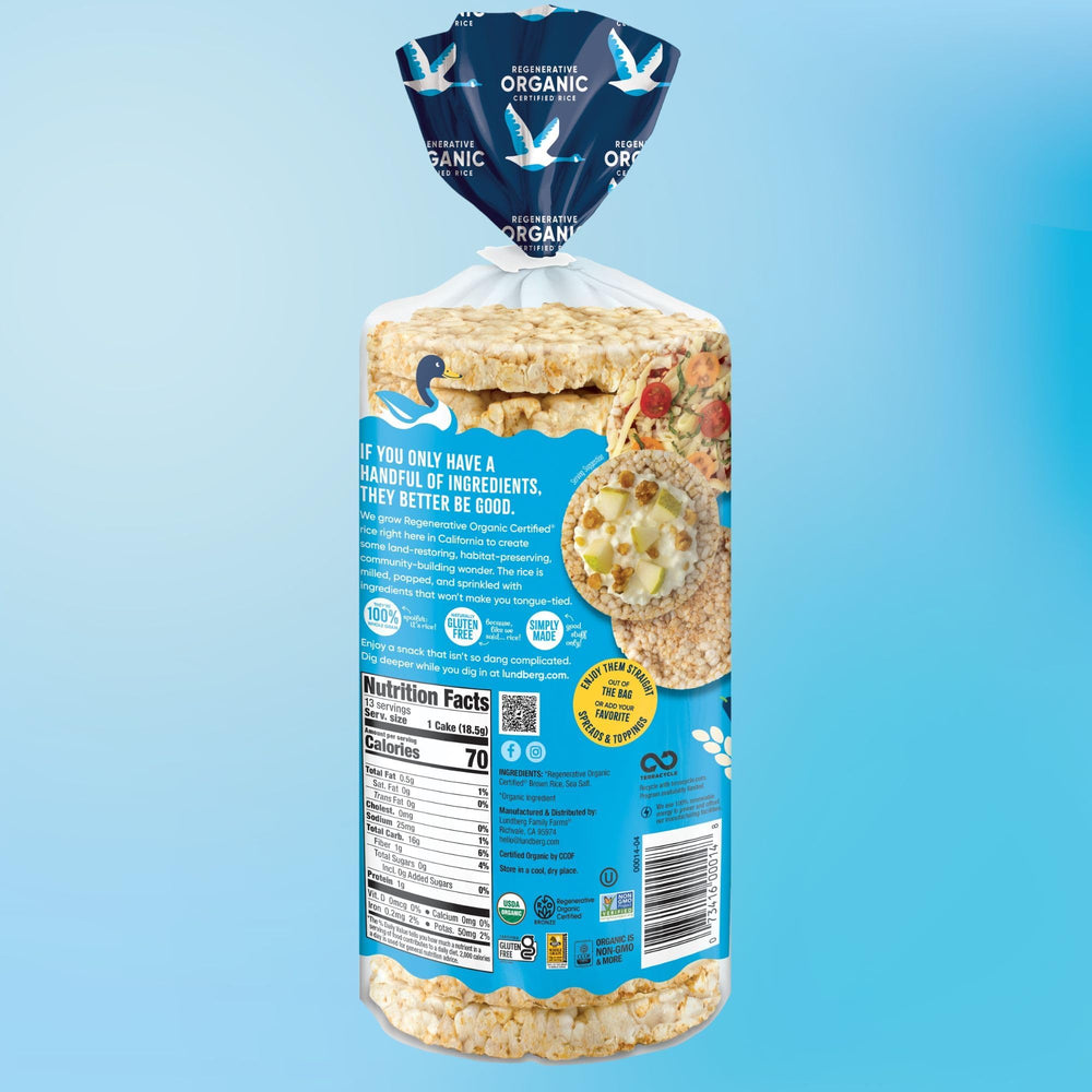 Lundberg Organic ingredients closeup highlighting non GMO and organic certification