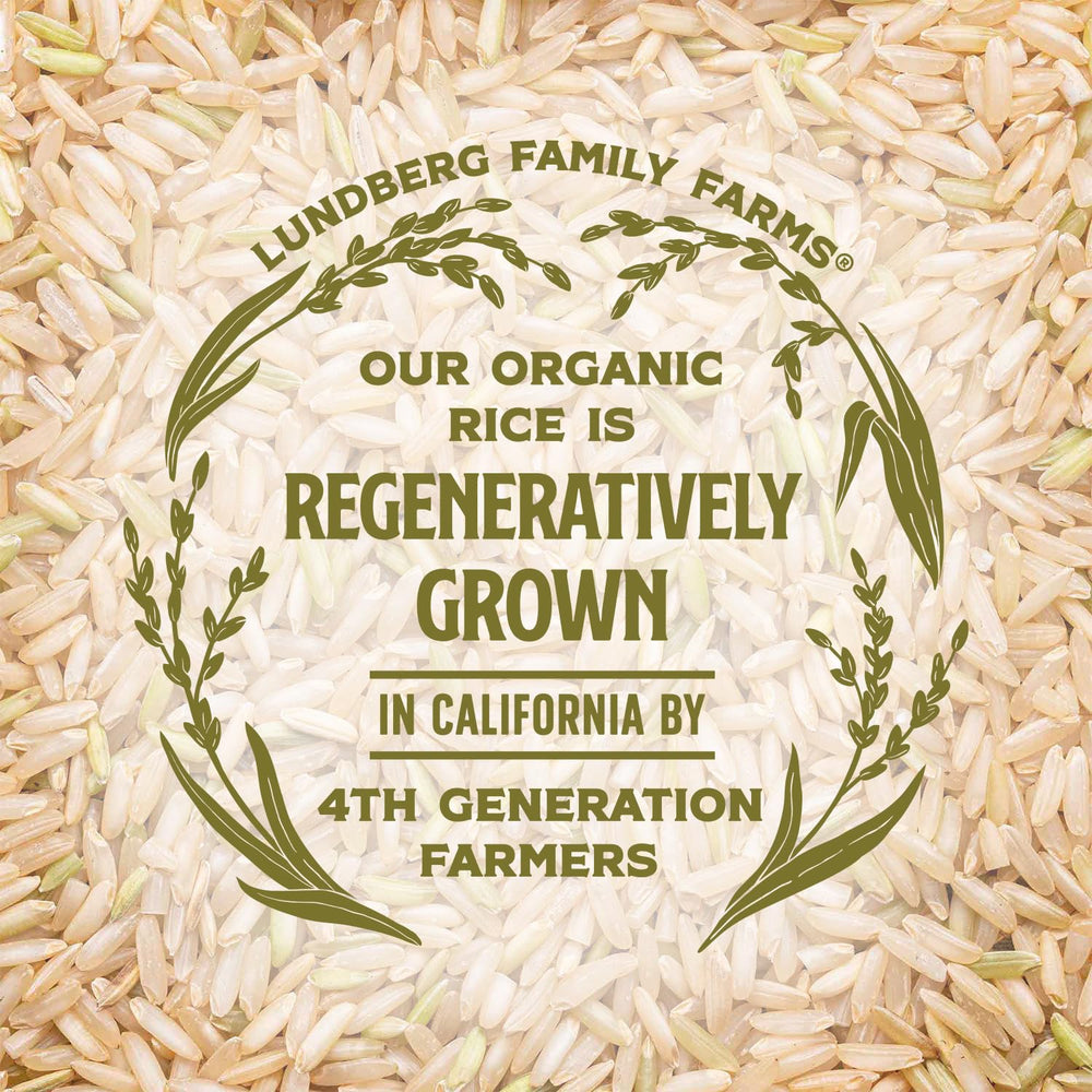 Lundberg Organic, Non-GMO, Gluten-Free certifications on the label.