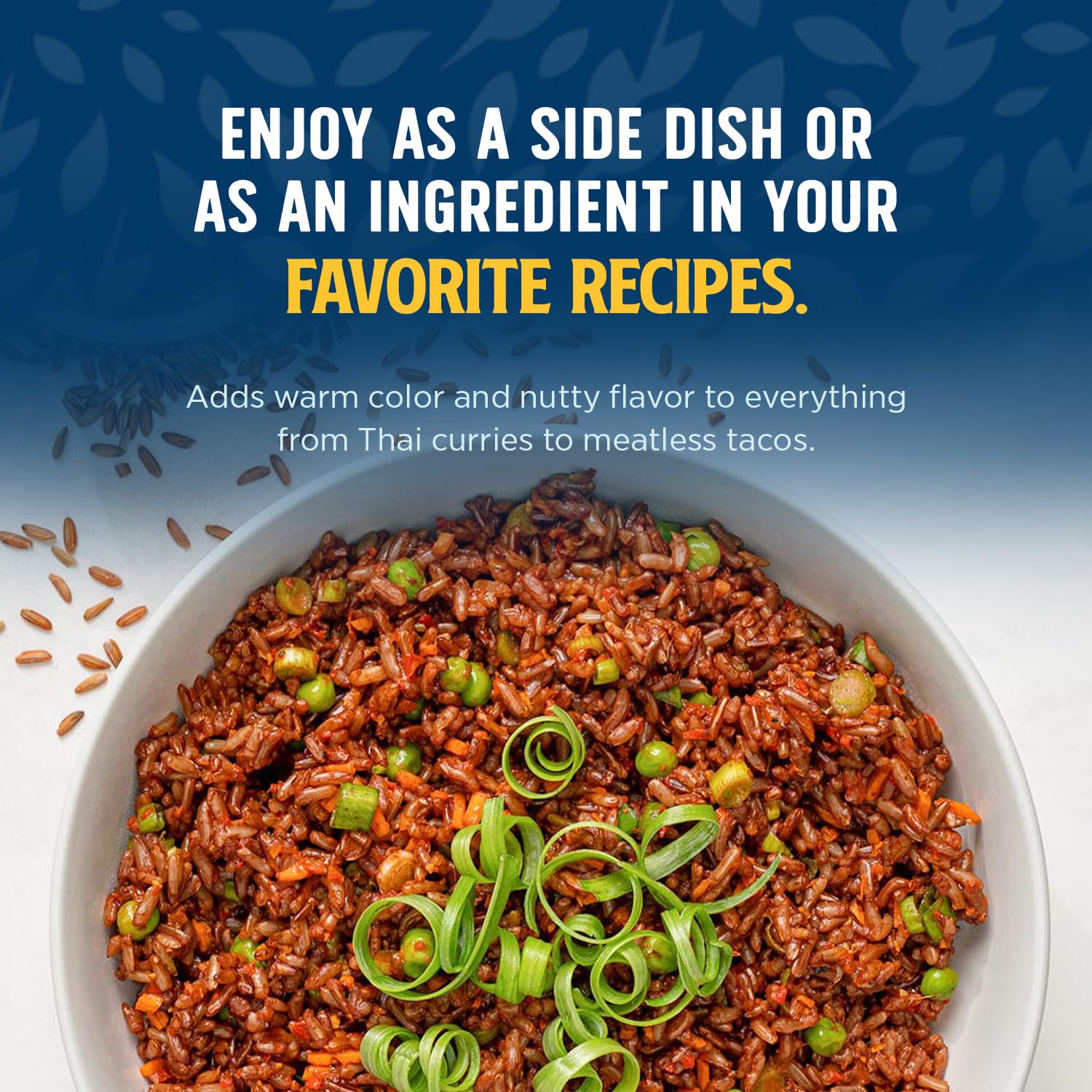 Lundberg Organic Red Jasmine Rice California farm banner highlighting sustainability