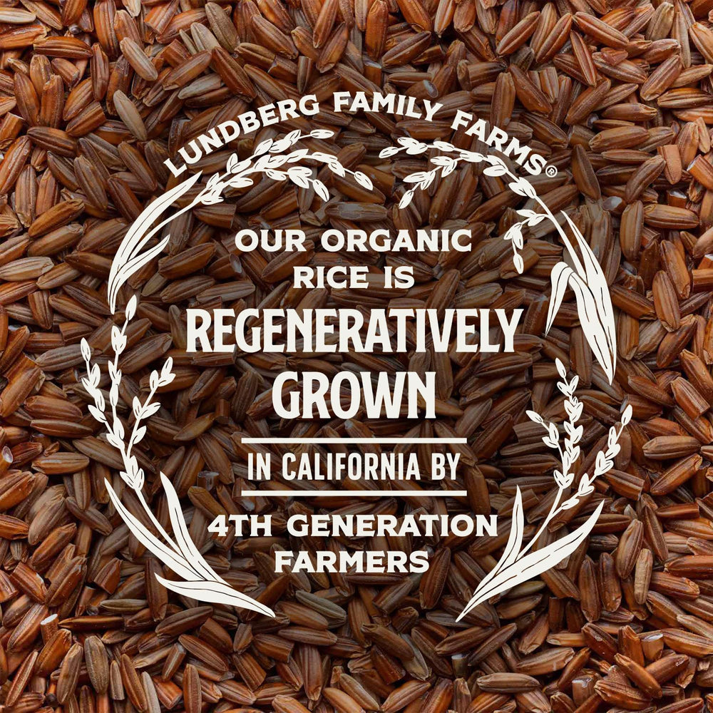 Lundberg Organic Red Jasmine Rice serving ideas plate for versatile meals
