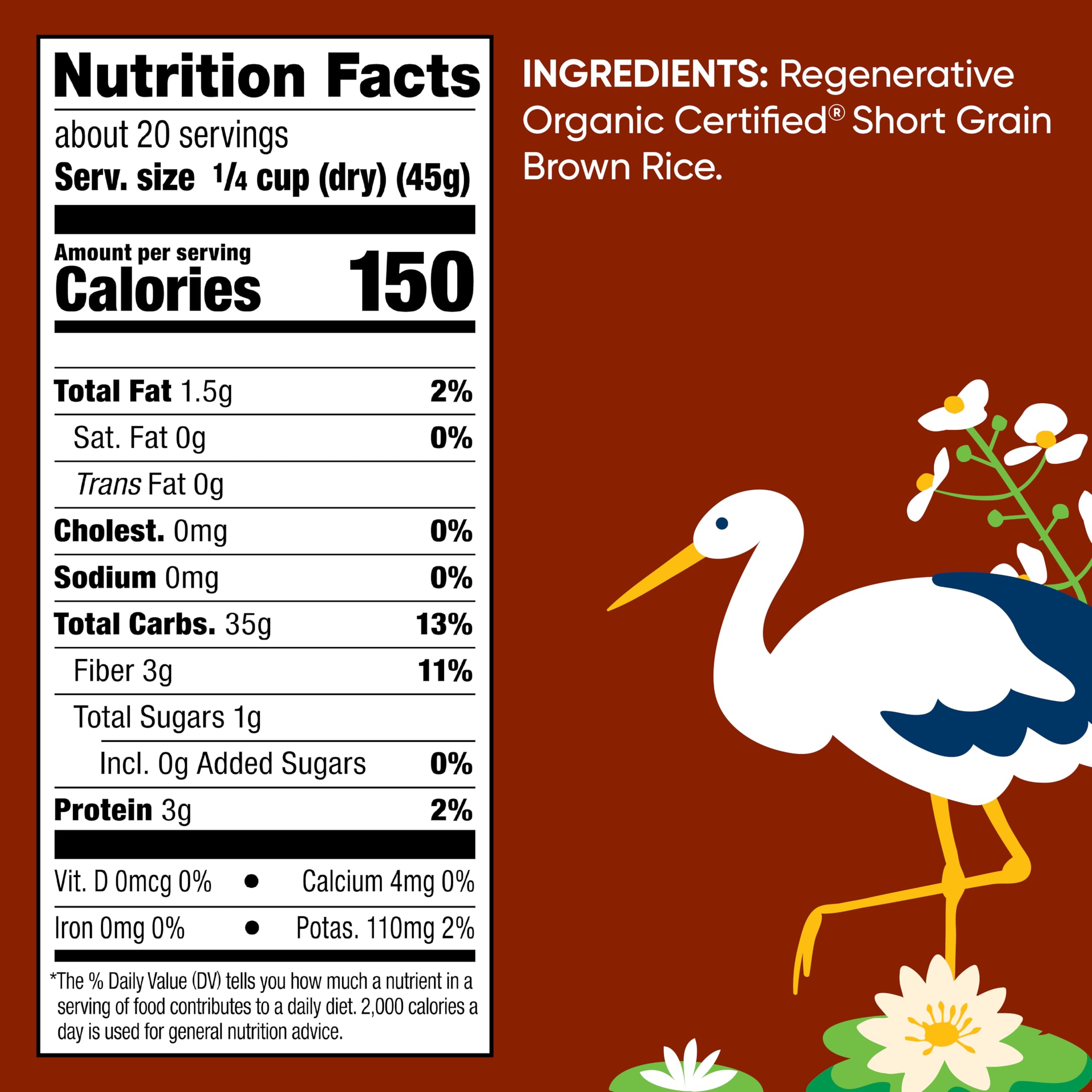 Lundberg Organic rice cooked to a soft, clingy texture ideal for bowls.