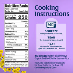 Lundberg regenerative jasmine rice ready-serve demonstrates quick, convenient meals without sacrificing flavor.