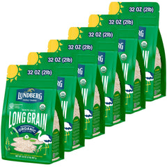 Lundberg White Rice packaging, premium California origin for everyday pantry staples.
