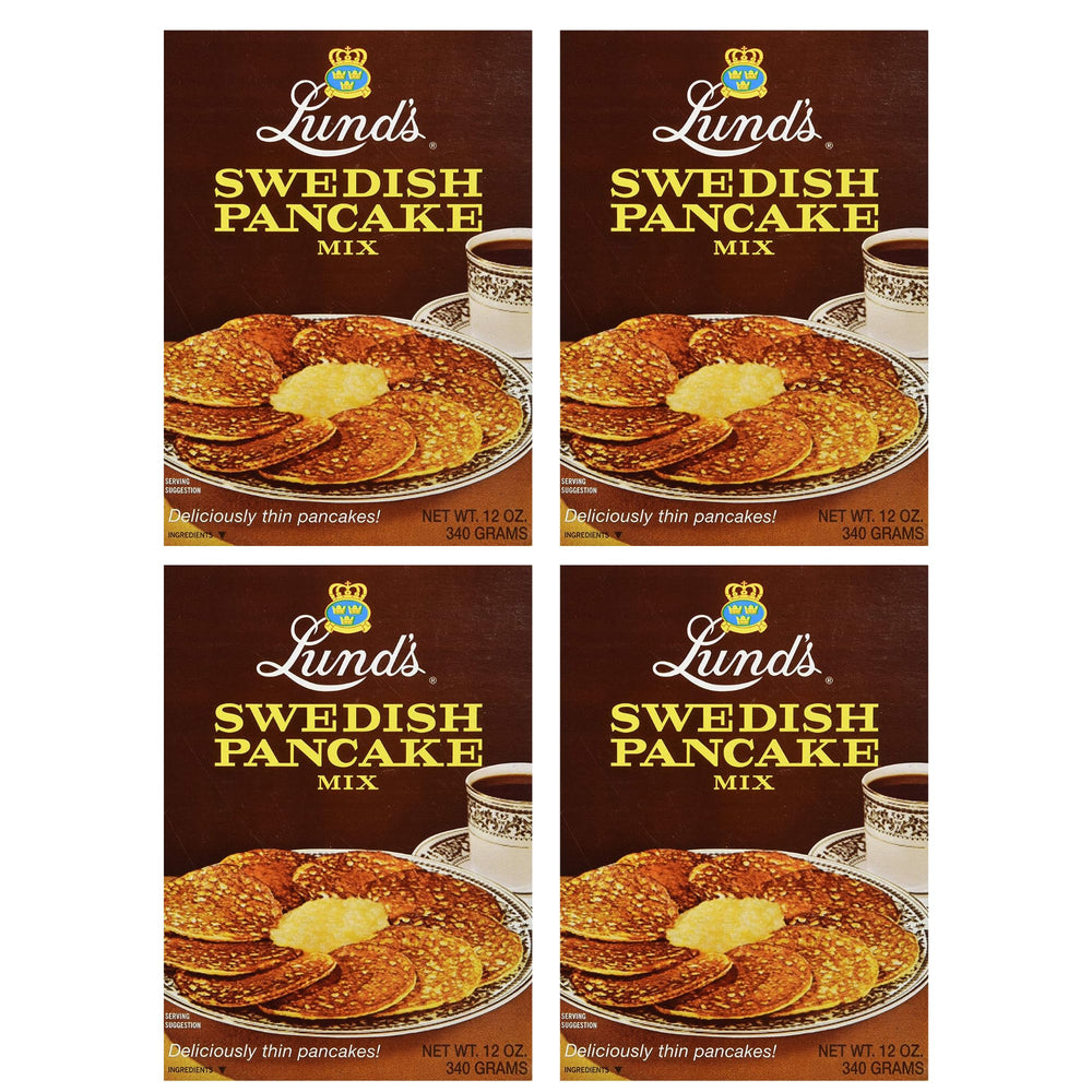 Lund’s Swedish Pancake Mix pack of 4 for easy, light crepes