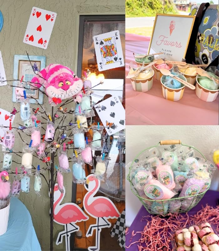 Lupy Lups! Pastel cotton candy colors enhance events.