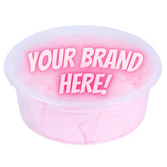 Lupy Lups customizable, label-free tubs for stickers and messages at events.