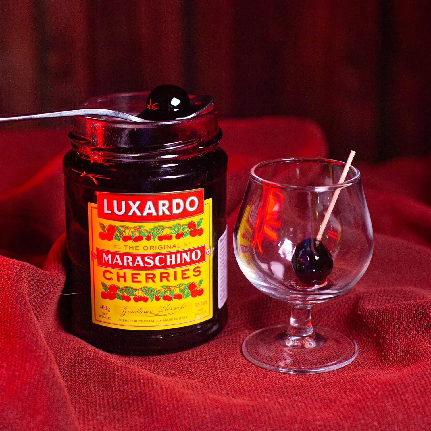 Luxardo Variety Pack front, showcasing premium Italian cocktail essentials