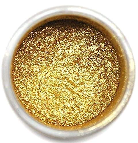 Luxe Cake Gold Highlighter Dust bottle for radiant metallic shine on confections