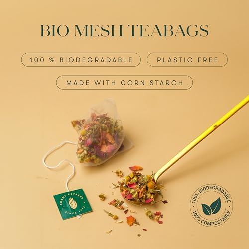 Luxmi Estates Ashwagandha Turmeric spice blend closeup with turmeric, ginger, lemongrass notes.