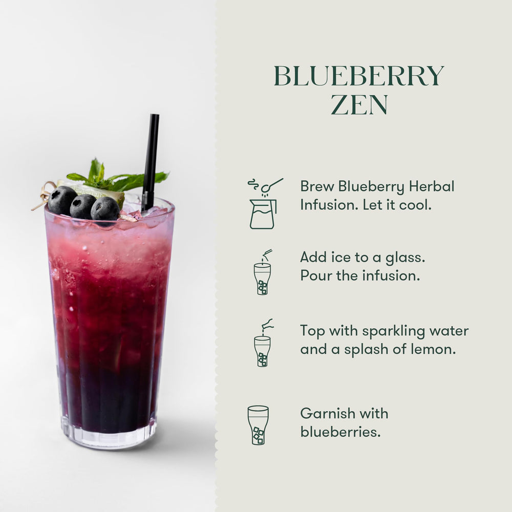 Aromatic notes of hibiscus and blueberry swirl in a Luxmi cup.
