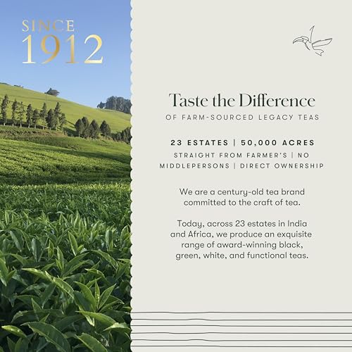 LUXMI Estates Vanilla Spice Chai loose-leaf tea visual showcases premium leaves.
