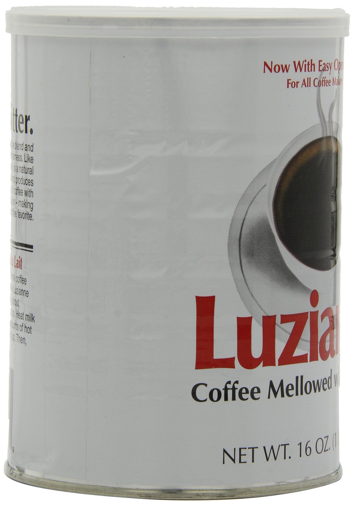 Luzianne heritage banner reflecting over a century of coffee tradition.
