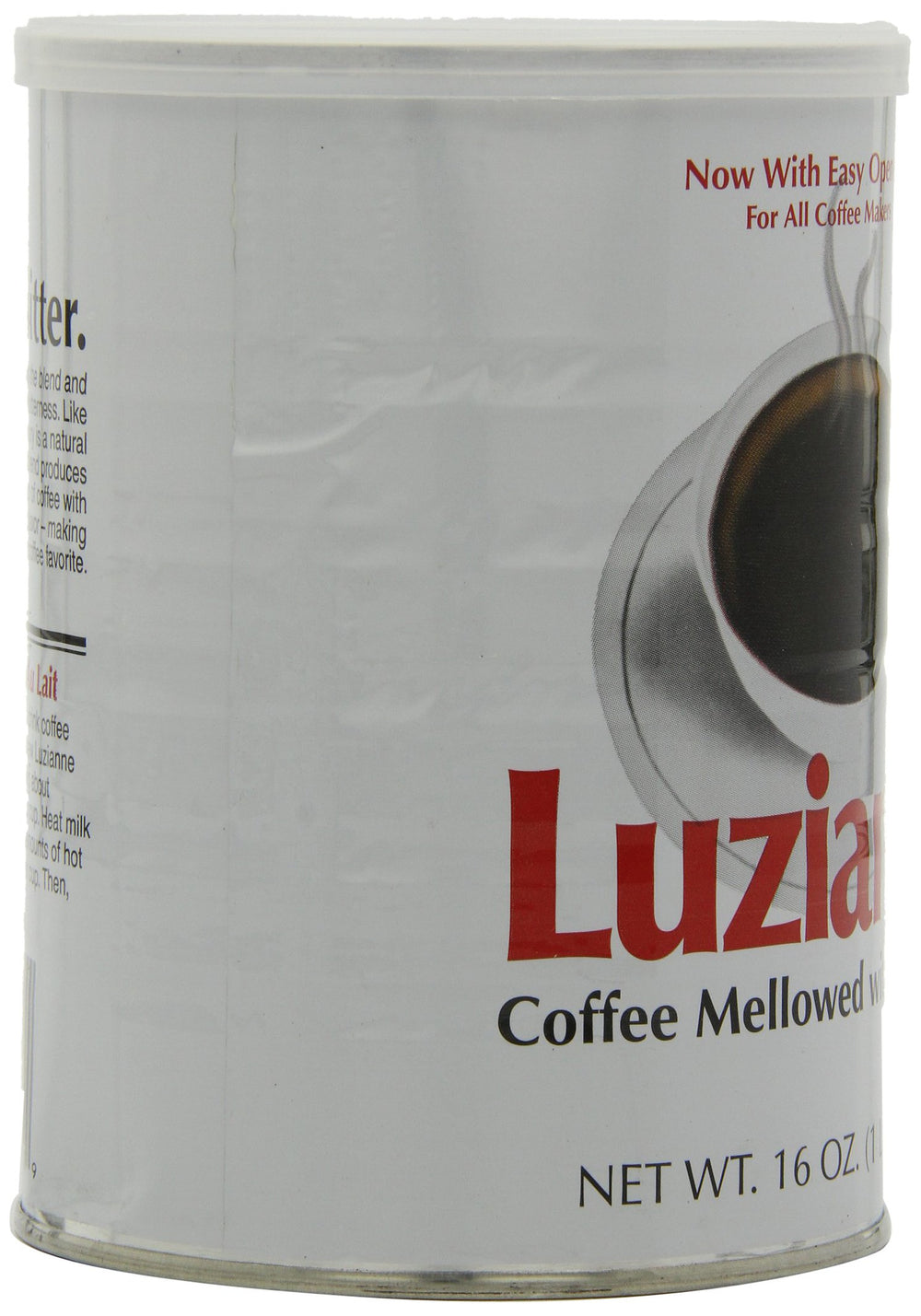 Luzianne heritage banner reflecting over a century of coffee tradition.