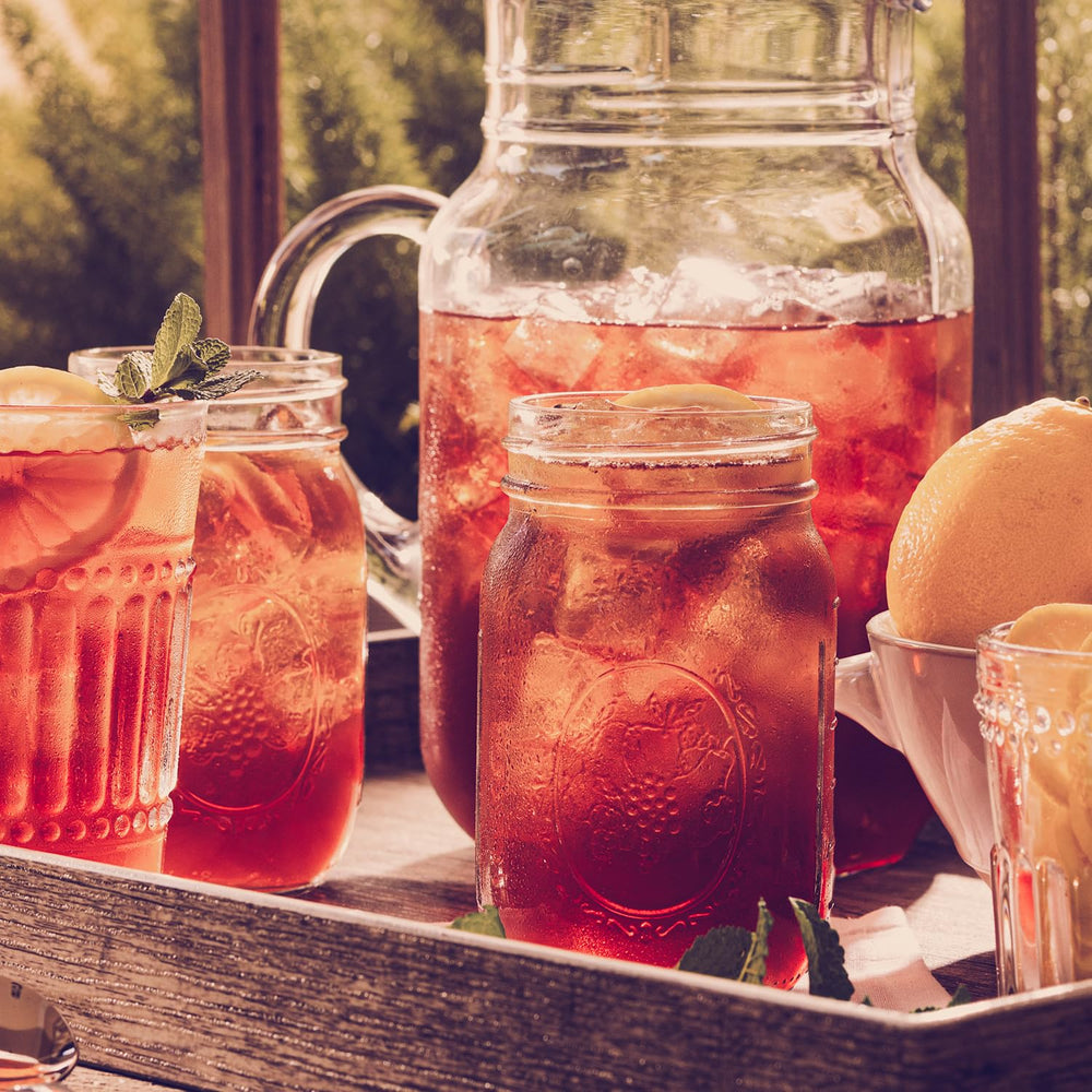 Luzianne family-size box six-pack ready for shared tea moments.