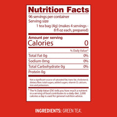 Luzianne iced tea bags, brew to taste with berries and herbs