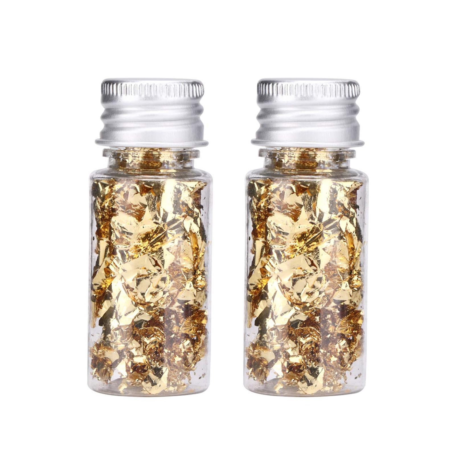 Lwuey gold leaf flakes 5g pack adds a luxurious finish to desserts.