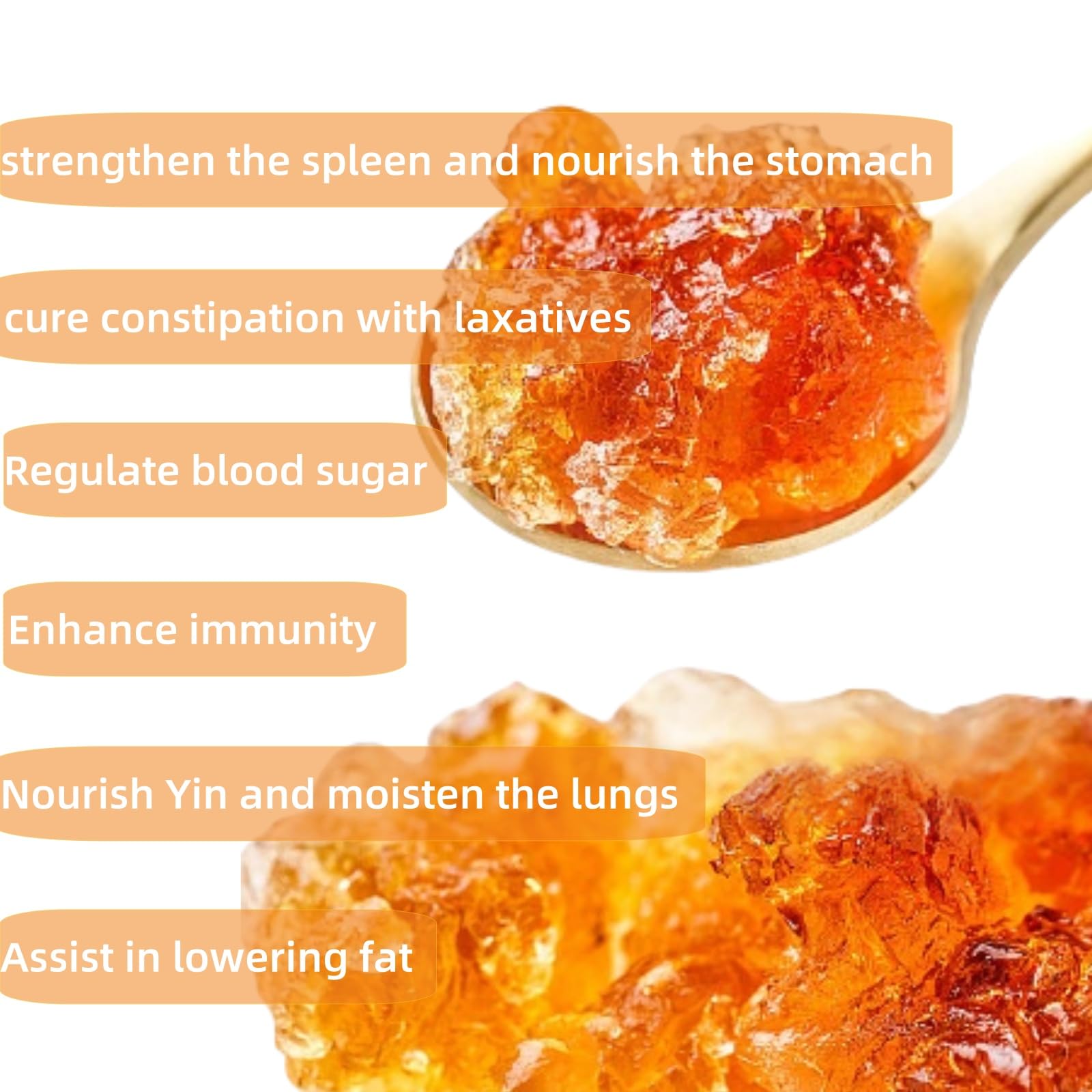 LWWTYKSPL Peach Gum dried fruit pack in resealable packaging for freshness.