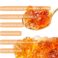 LWWTYKSPL Peach Gum dried fruit pack in resealable packaging for freshness.
