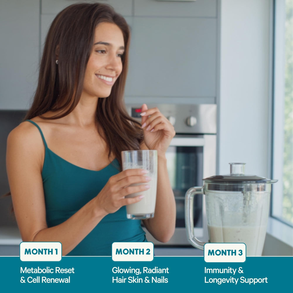 LyfeFuel Essentials digestive enzymes scoop close-up for gut-friendly digestion.