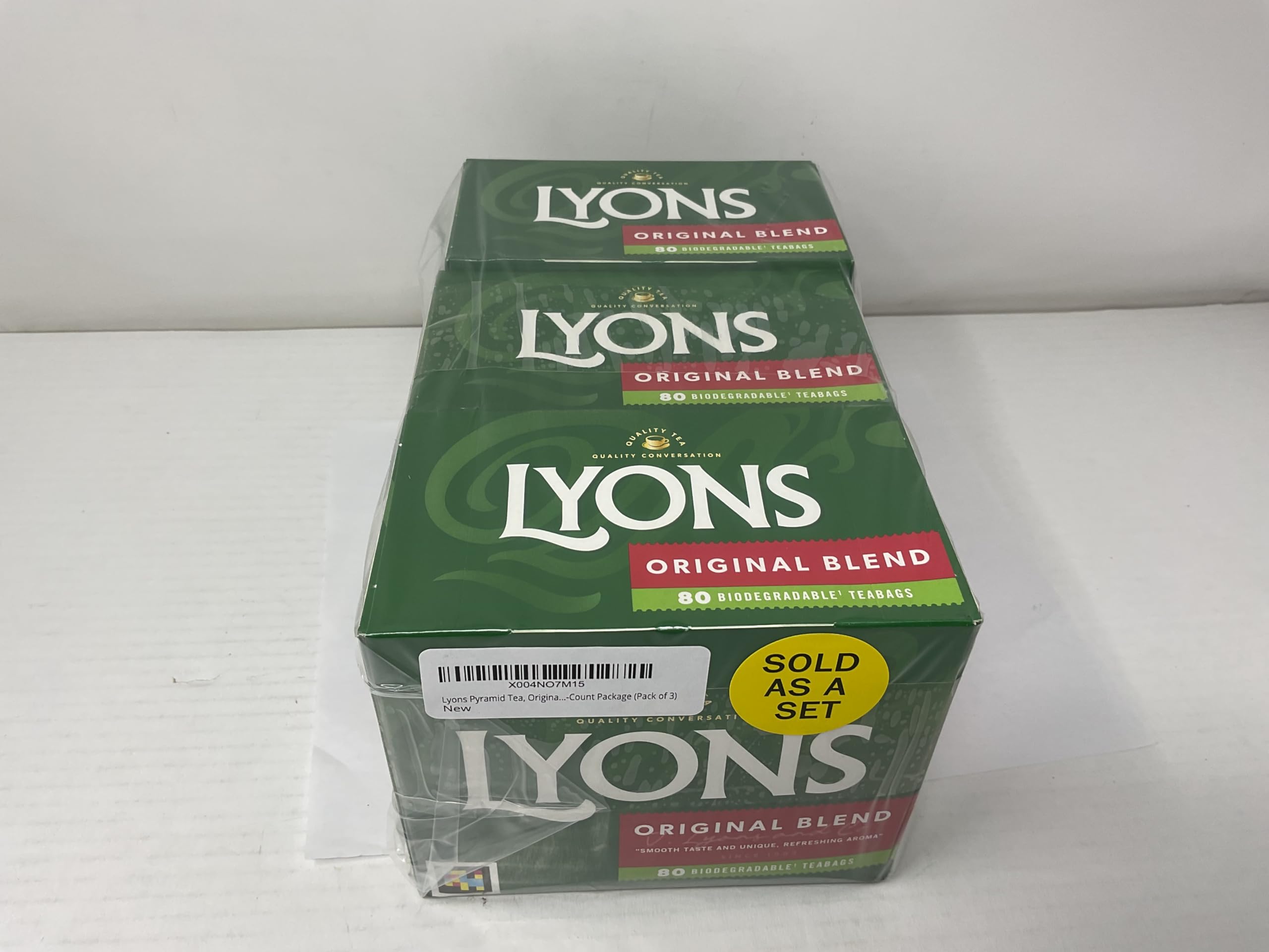 Lyons Original Blend setup for home or office tea moments