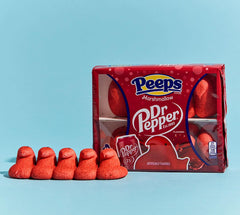 LYZA'S SWEETS AND TREATS Dr Pepper Peeps Chicks display shines at candy buffets.