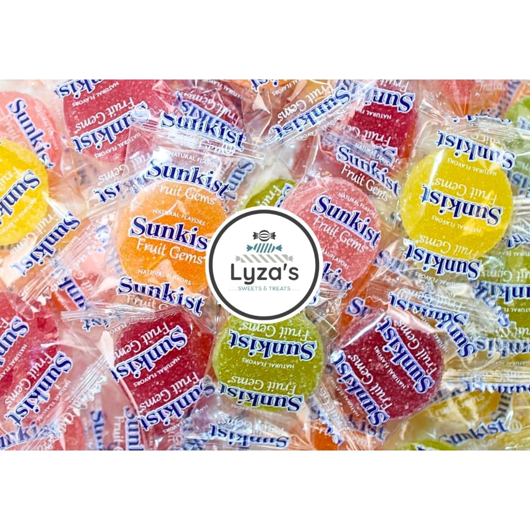 LYZA'S SWEETS & TREATS Fruit Gems 5lb bulk bag — ideal for display and sharing.