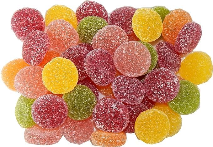 LYZA'S SWEETS & TREATS Fruit Gems assorted flavors offer bright, fruity notes in every bite.