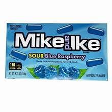 Mike & Ike Sour Blue Raspberry tangy-sweet flavor enhances any snack time.