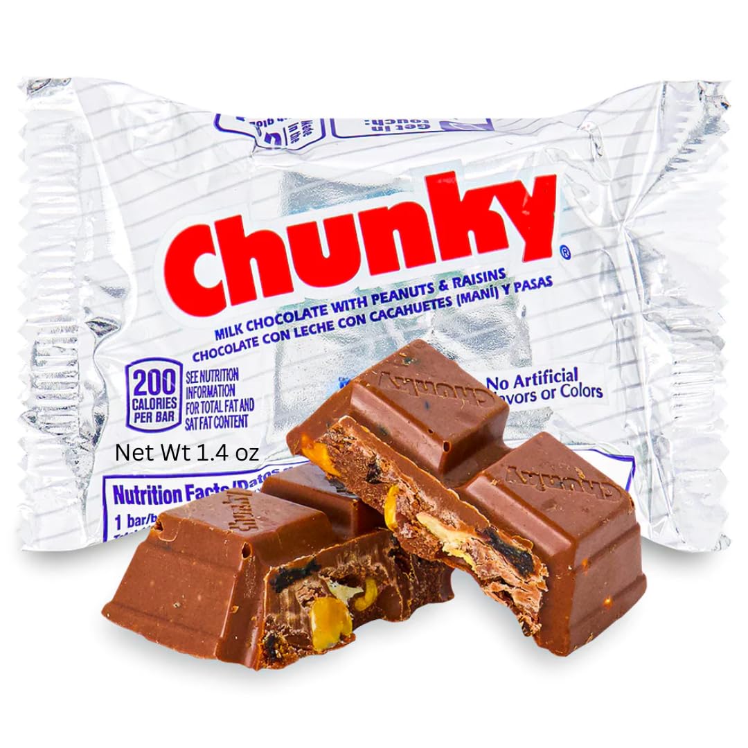 LYZA'S Chunky Bar individual wrapper emphasizes portability for lunches and snacks.