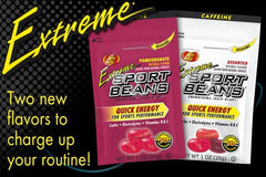 Lyza's jelly beans Extreme Cherry for flavor variety during activity