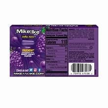 Mike & Ike Jolly Joes grape candies in vivid purple color for shareable snacking