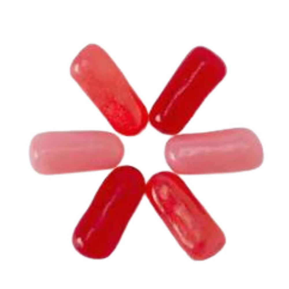 LYZA'S SWEETS & TREATS Mike & Ike Red Rageous box spill ready for buffets.