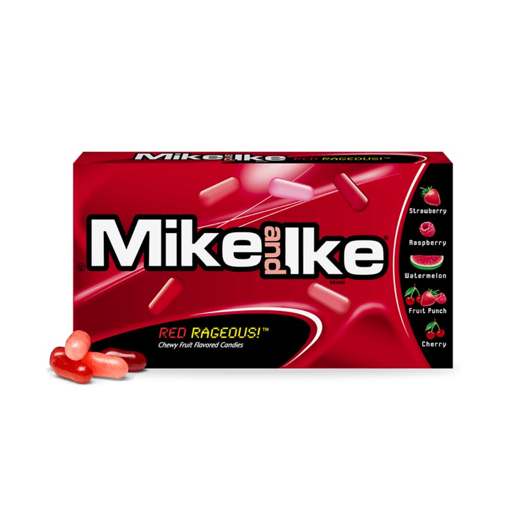 LYZA'S SWEETS & TREATS Mike & Ike Red Rageous bite-sized pieces for quick treats.