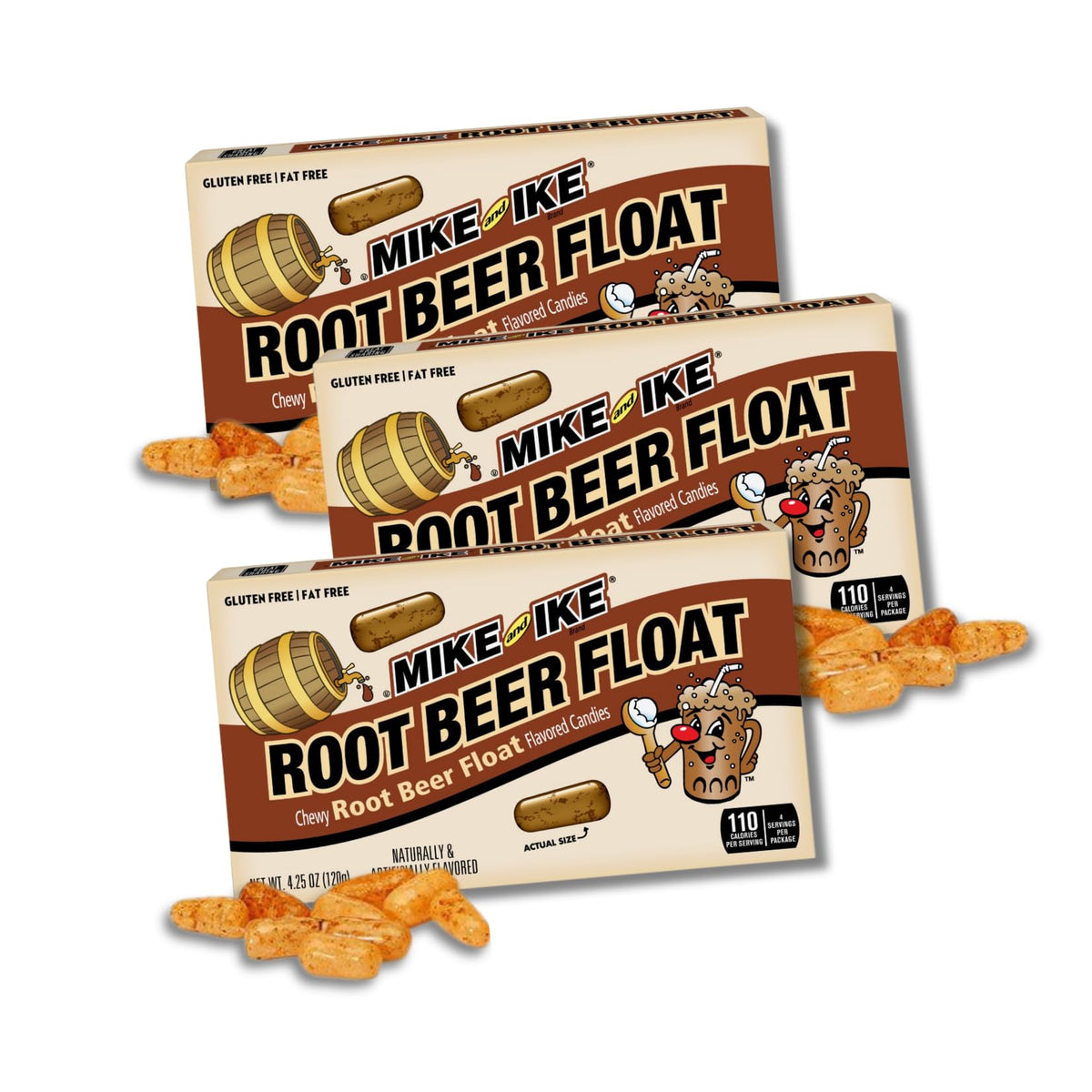 Lyza's Sweets & Treats Mike & Ike Root Beer Float boxes for movie nights