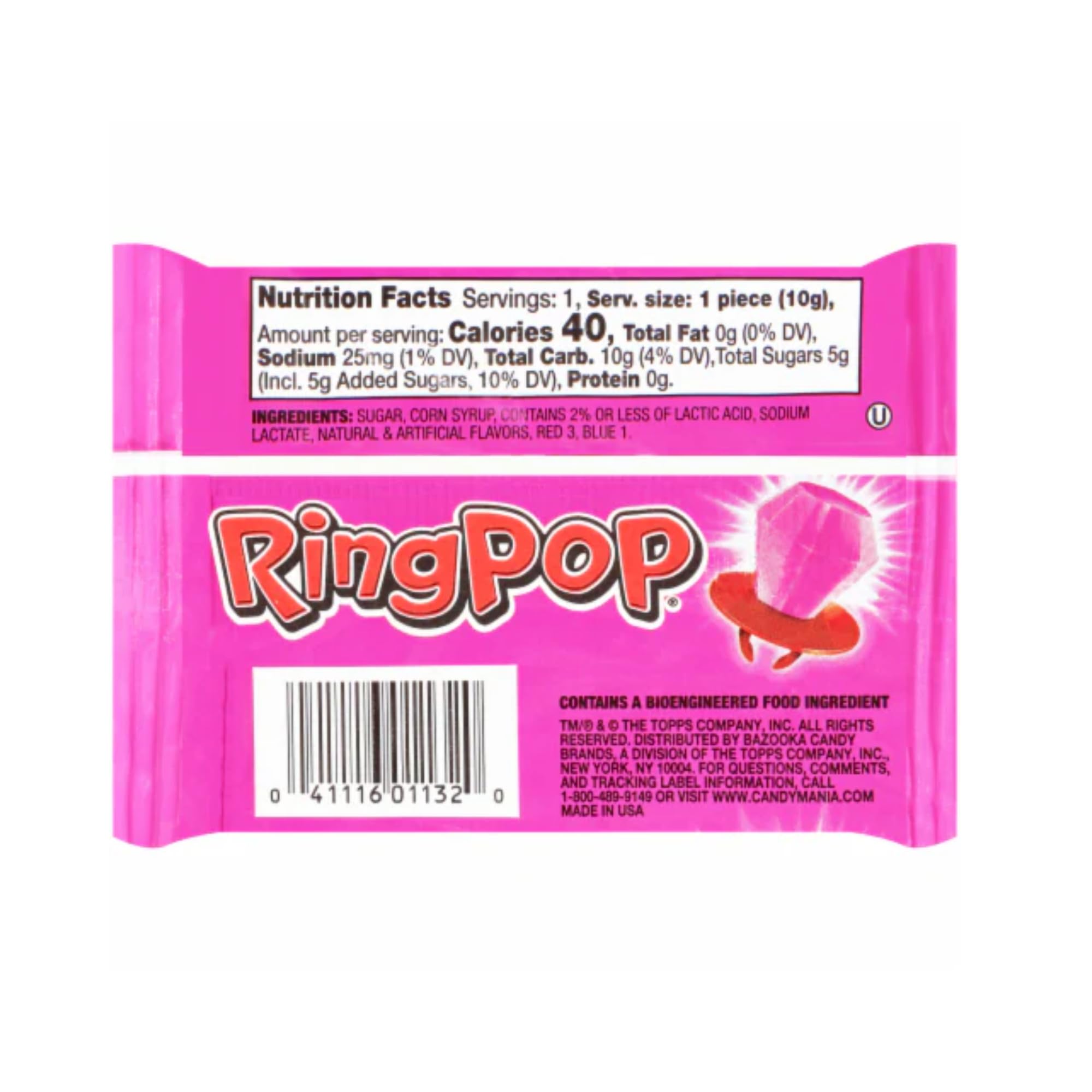 Lyza's Sweets & Treats individually wrapped ring pops, easy share at events