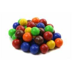 Sixlets chocolate center with bright shells ideal for lunch boxes and snacks.