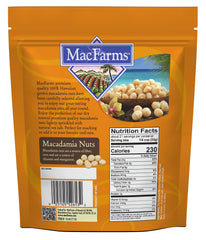 MacFarms macadamias on a plate showcase crunchy, buttery texture.