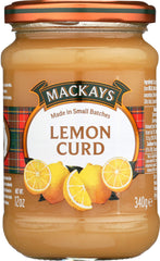 Mackays Lemon Curd jar showing vibrant citrus, a pantry staple for breakfast