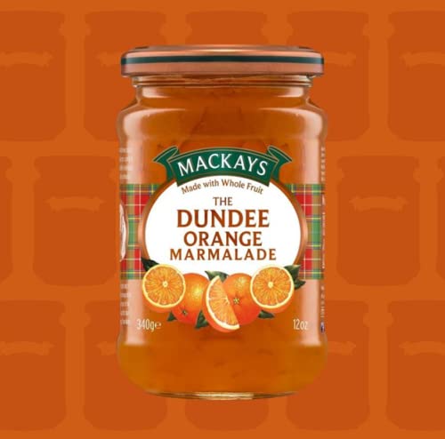 Mackays marmalade ingredients label notes no corn syrup or artificial colors