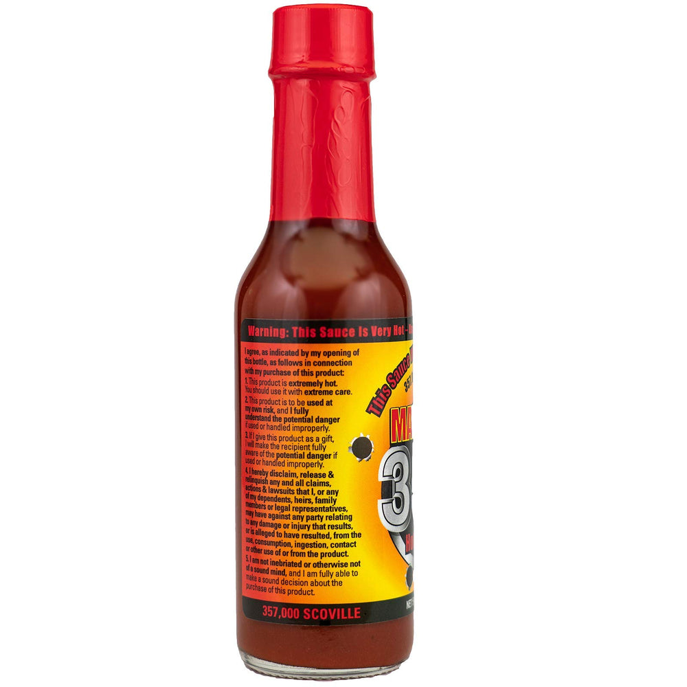 Close-up of pepper blend in Mad Dog 357 for fiery flavor.