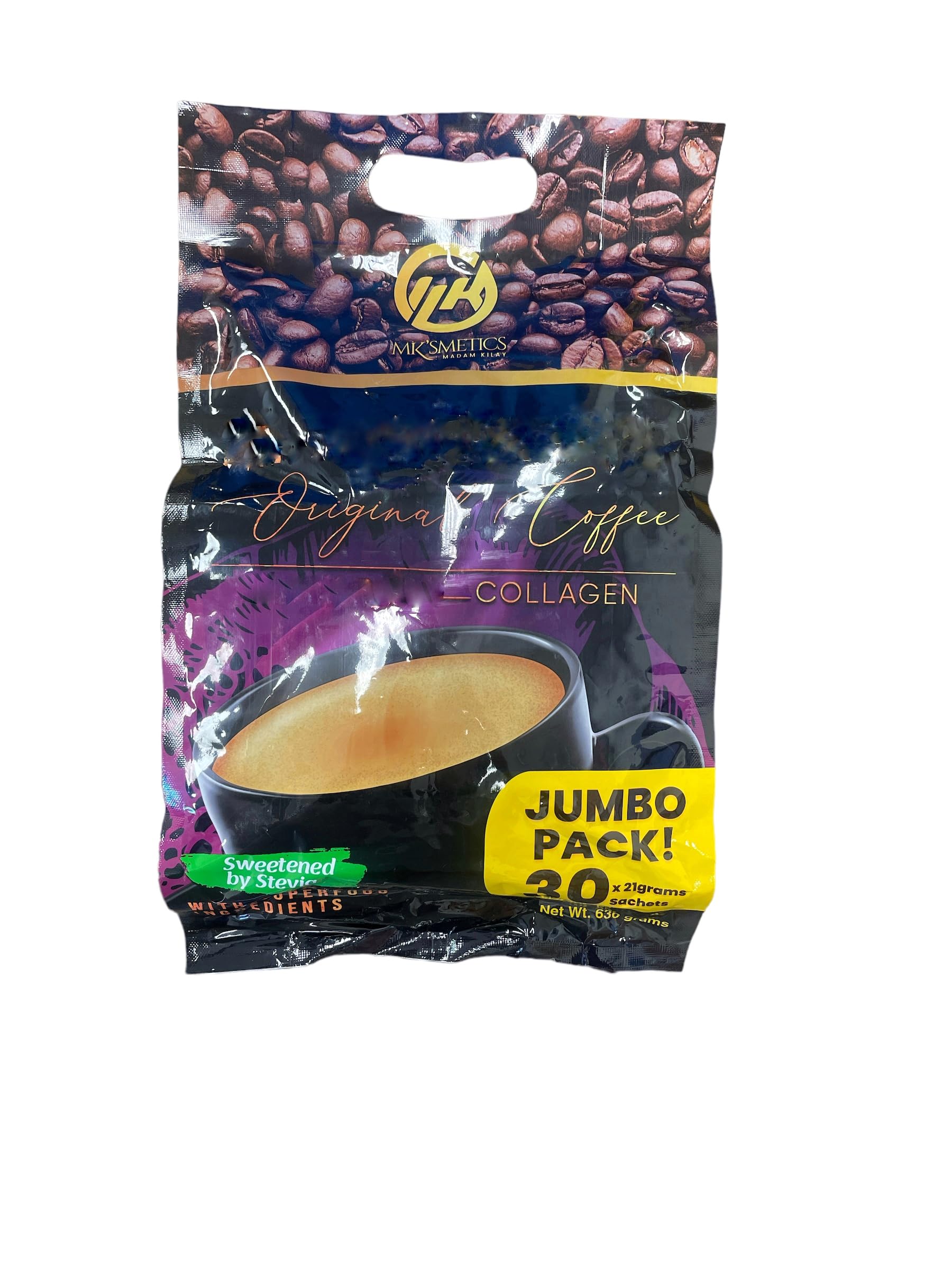 Cup serving of Madam Kilay Coffee with Collagen ready to enjoy an energizing boost