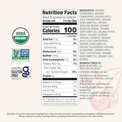 Made In Nature Fruit Fusion ingredients mix with seeds for crunchy texture.