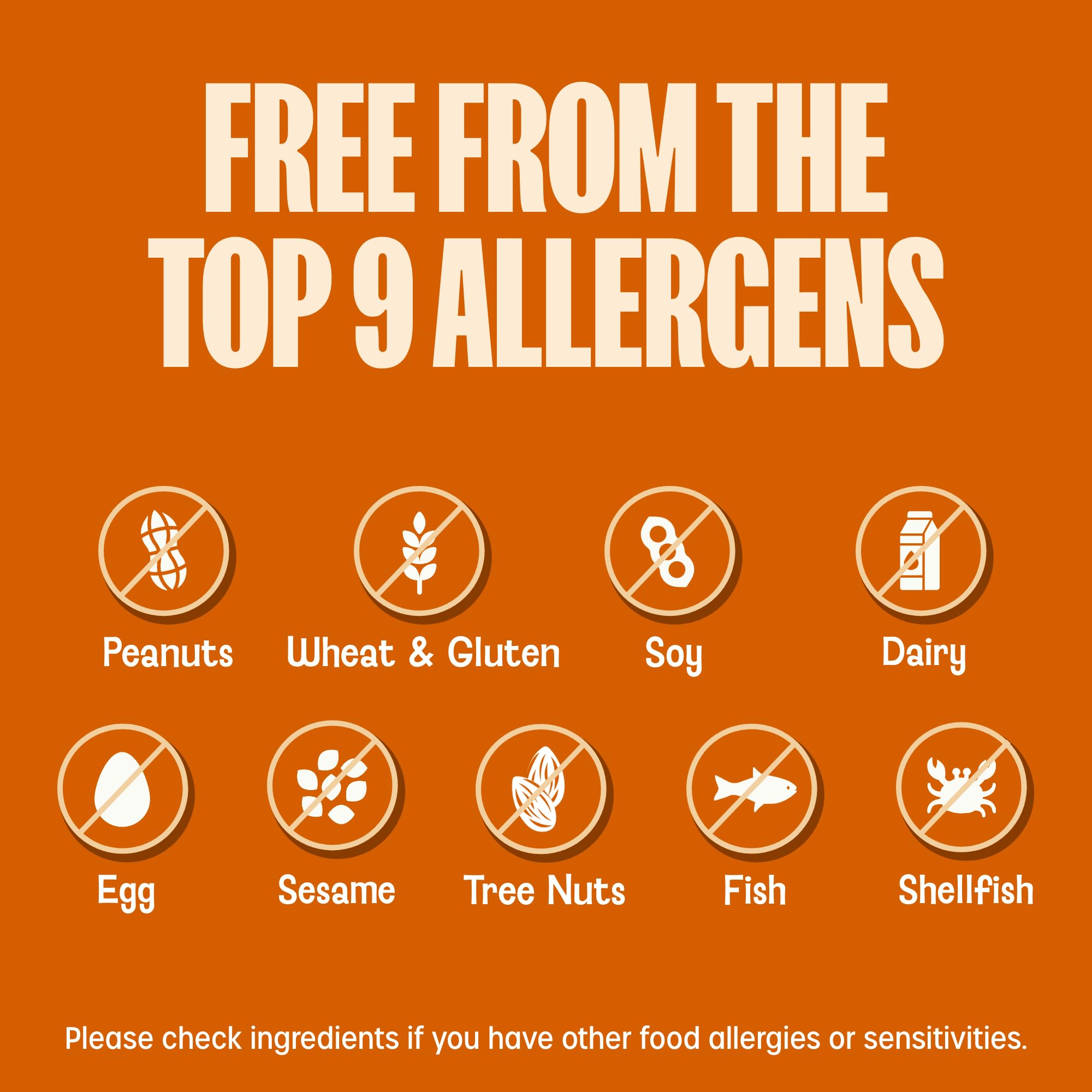 MadeGood crackers are allergen-friendly: nut-free, gluten-free, dairy-free and vegan.