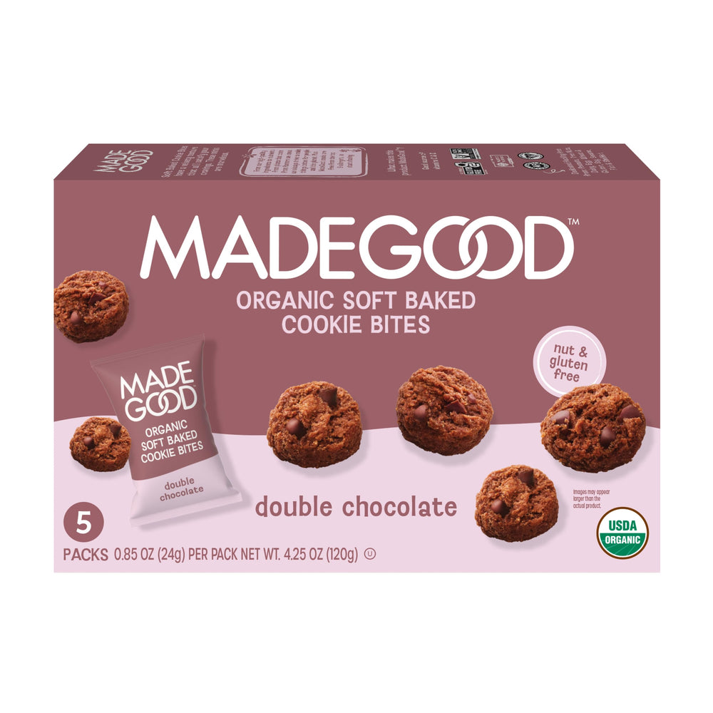 MadeGood dairy-free dark chocolate close-up—rich flavor with dairy-free goodness.