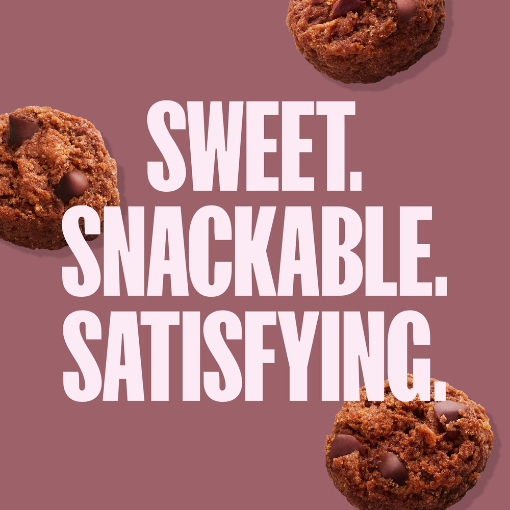 Made Good Double Chocolate Soft Baked Mini Cookies on a school lunch tray, an allergy-friendly option.