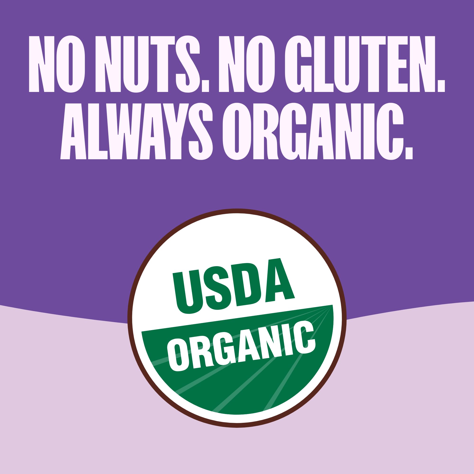 MadeGood Granola Minis label highlights nut-free, gluten-free, and dairy-free ingredients.