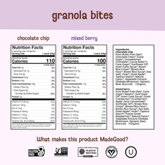 MadeGood Granola Minis mixed berry bites in a kid-friendly pack, great for lunchboxes.