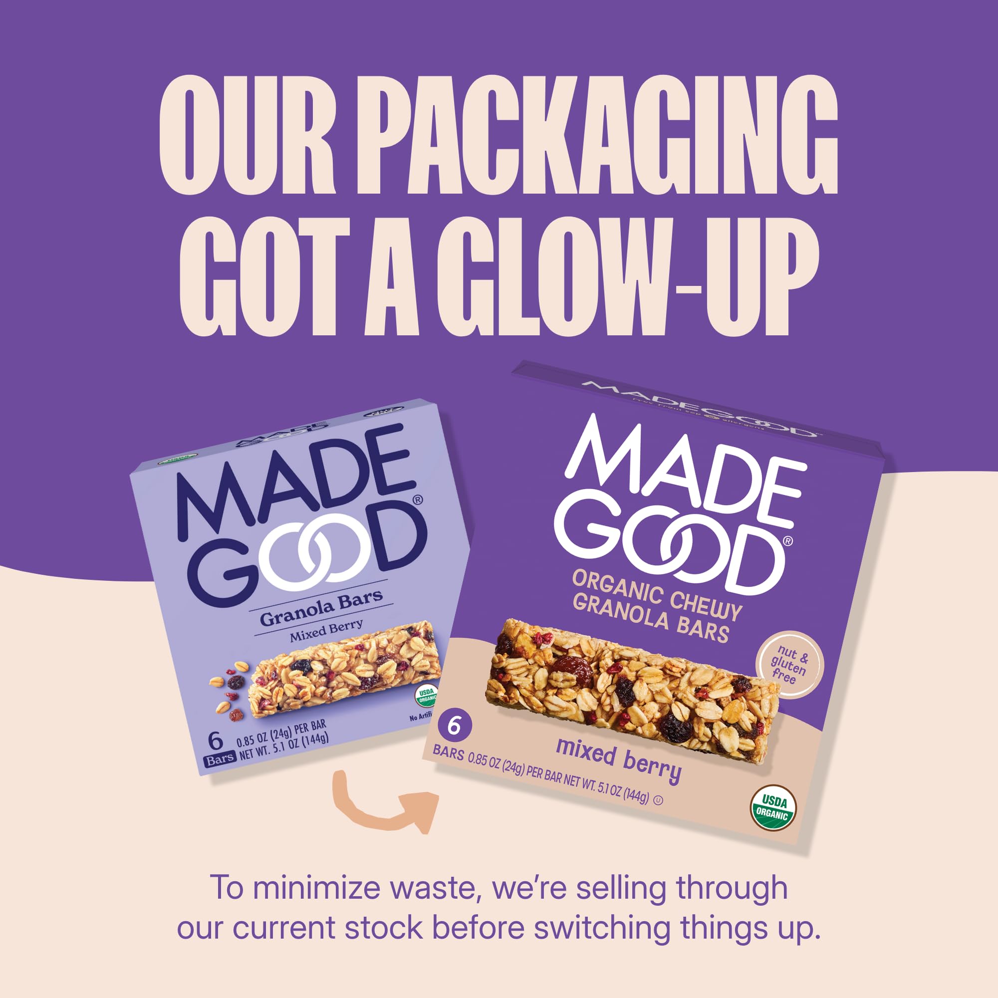 MadeGood Gluten-free Mixed Berry Granola Bars deliver dependable texture and flavor.
