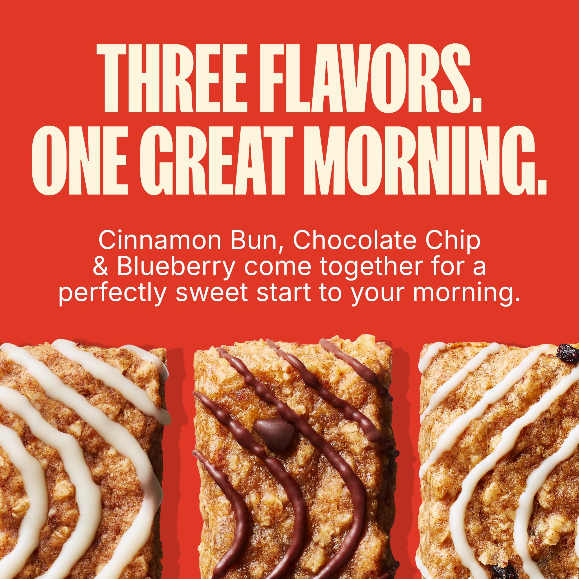 MadeGood Mornings bars blueberry pack, gluten-free vegan snack on the go